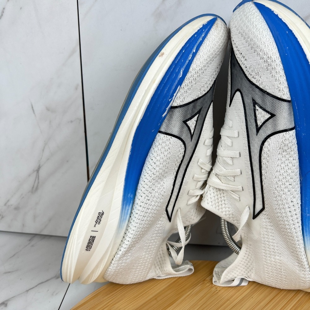 Mizuno Neo Zen Mens Size 10.5 White Blue Green Running Walk Shoes 411521.005H - Picture 5 of 12
